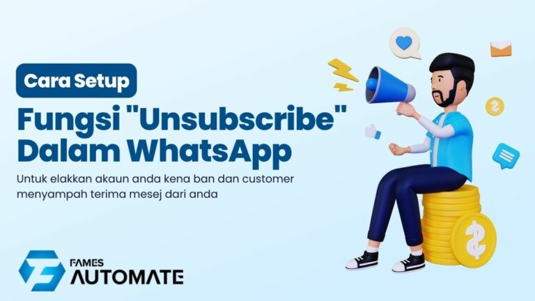 Cara Setup Fungsi “Unsubscribe” Dalam WhatsApp Bila Hantar Broadcast