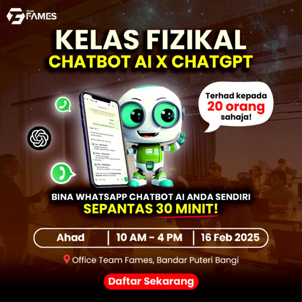 Kelas Fizikal Whatsapp Chatbot Ai x ChatGPT 16Feb'25