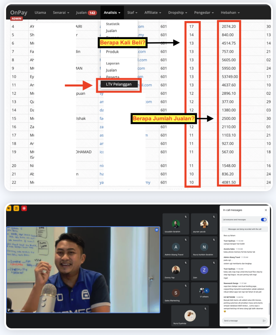 Result selepas blast